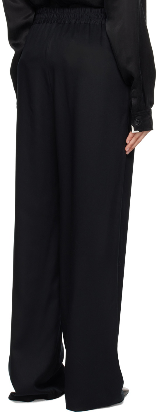 Han Kjobenhavn Black Wide-Leg Trousers