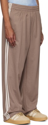 adidas Originals Brown Adicolor Baggy Fit Firebird Track Pants