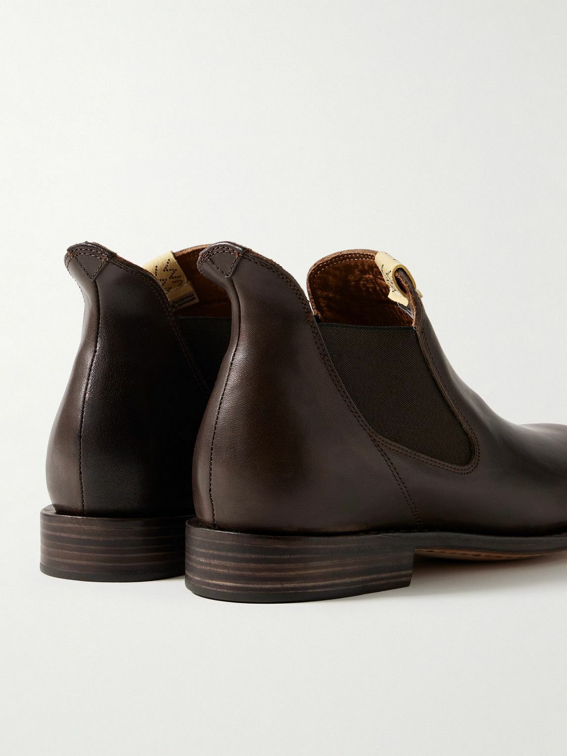 Visvim - Gornergrat Mid-Folk Leather Chelsea Boots - Brown Visvim - Gornergrat Mid-Folk Leather Chelsea Boots - Brown