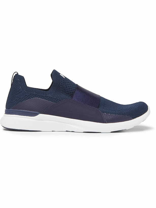 Photo: APL Athletic Propulsion Labs - TechLoom Bliss Slip-On Running Sneakers - Blue