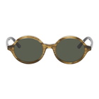 Han Kjobenhavn Tortoiseshell and Black Doc Sunglasses