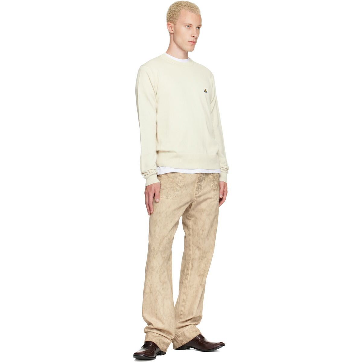 Vivienne Westwood Off-White Alex Round Neck Sweater