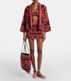 Valentino Cotton terry jacquard jacket