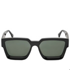 KAMO 07 Sunglasses in Black/Green