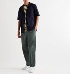 Albam - Havana Tapered Cotton Drawstring Trousers - Green