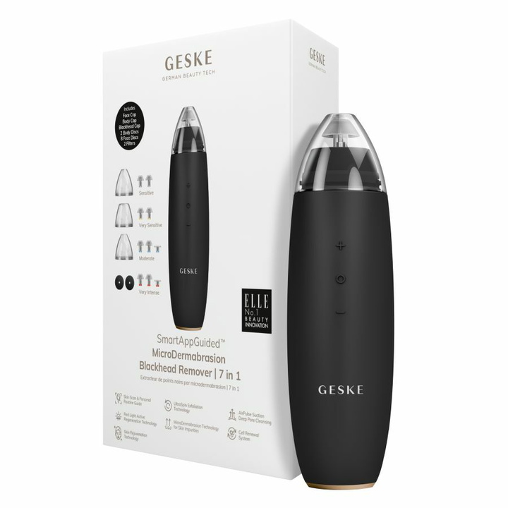 Photo: GESKE SmartAppGuided MicroDermabrasion Blackhead Remover 7 in 1
