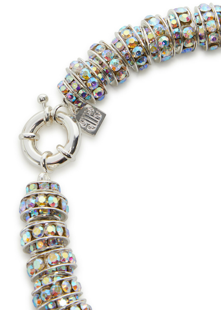 Pearl Octopuss.y Fat Diamond Silver-plated Necklace - One Size