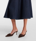 Altuzarra Varda denim midi skirt