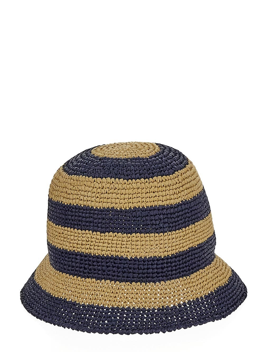 Miu Miu Crochet Stripes Bucket Hat Miu Miu