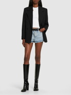 WARDROBE.NYC - Cotton Denim Shorts