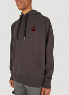 Malek Hooded Sweatshirt in Black