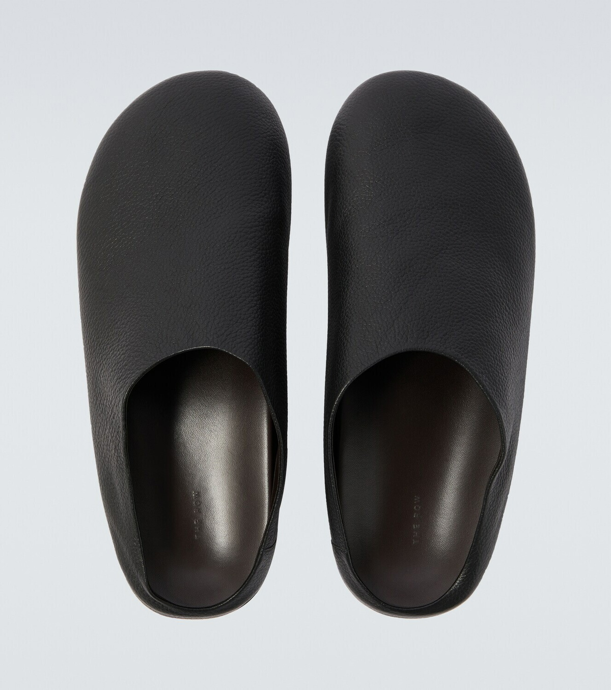 The Row Hudson leather mules
