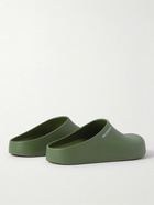 Balenciaga - Pool Logo-Print Rubber Sandals - Green