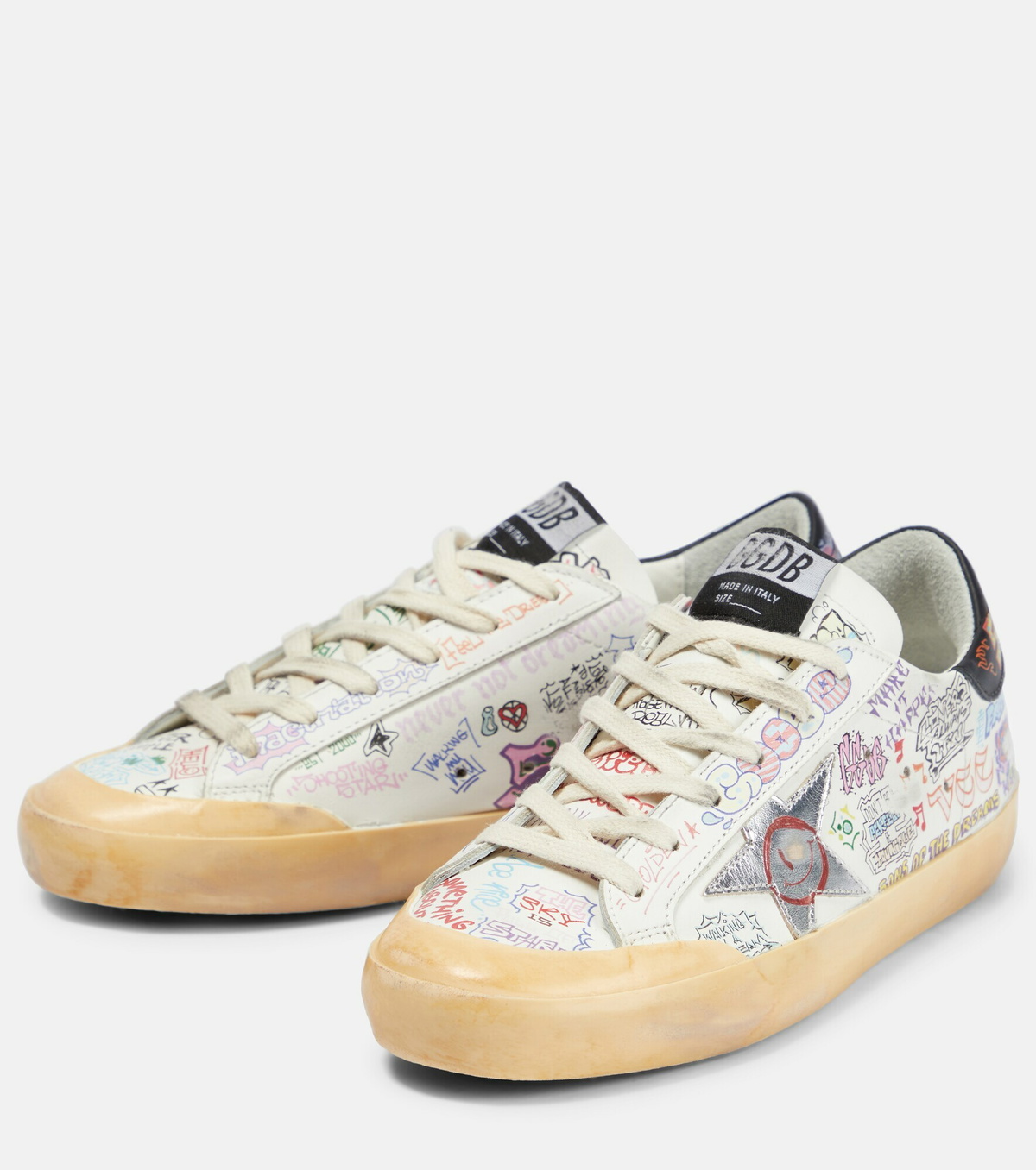 Golden Goose - Super-Star Penstar leather sneakers Golden
