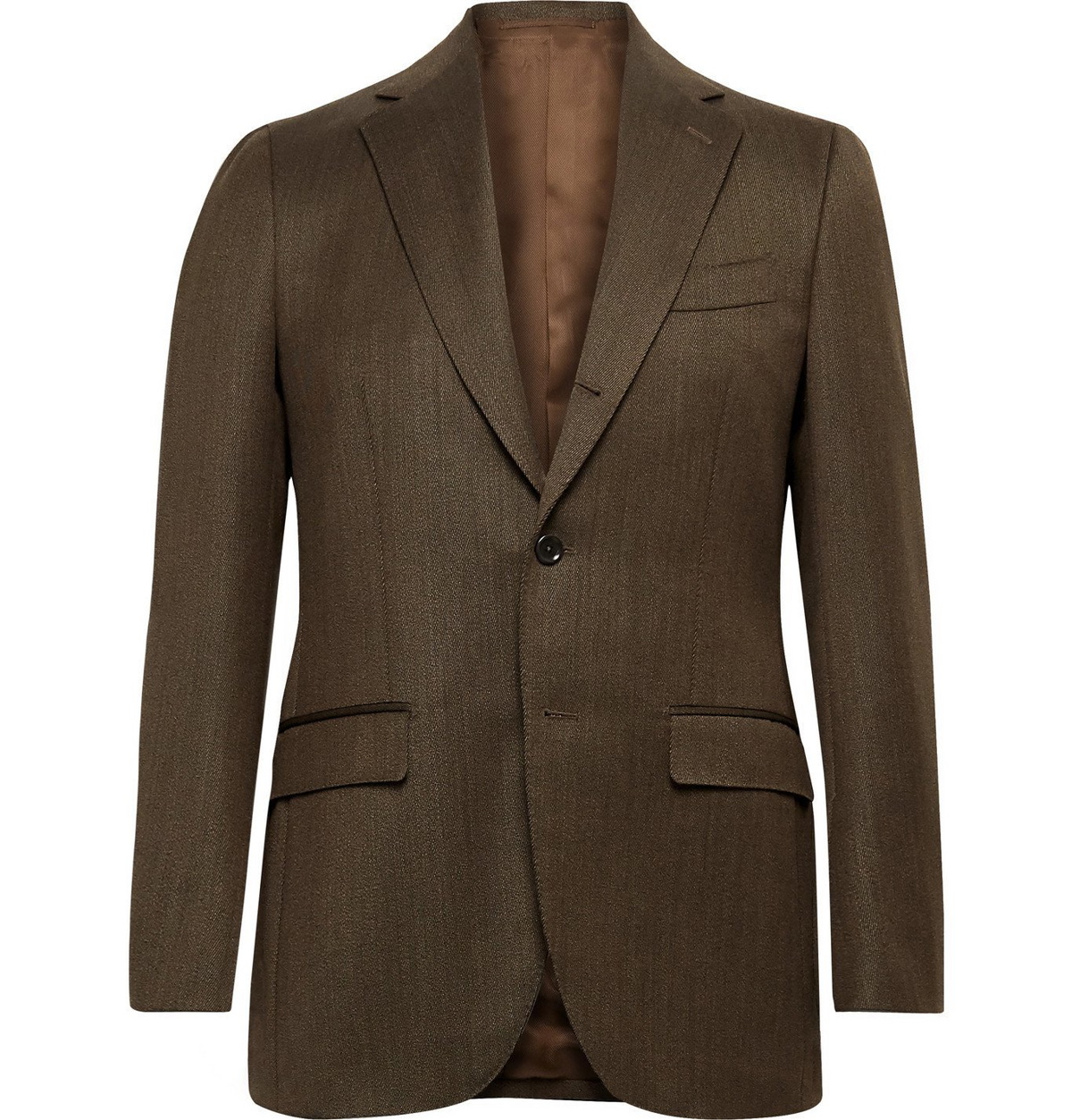 Beams F - Slim-Fit Wool-Twill Suit Jacket - Brown Beams F