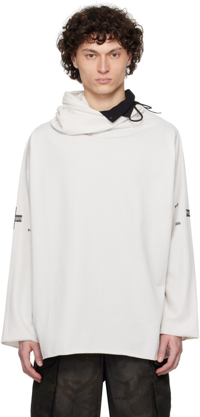 Photo: Prototypes Off-White Waffle Twisted Hoodie