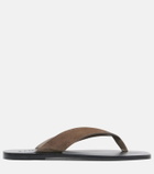 A.Emery Kinto suede thong sandals