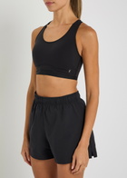 ON Train Stretch-nylon bra top Black