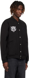 Kenzo Black Kenzo Paris 'KENZO Happy Tiger' Embroidered Bomber Jacket
