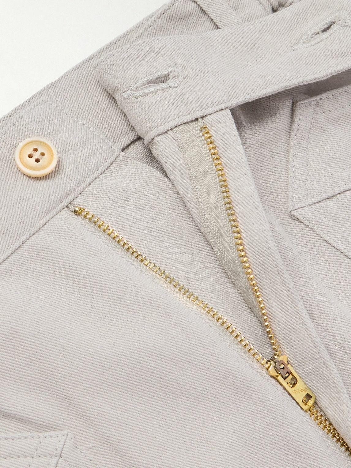 Visvim - Carrol Tapered Cotton-Twill Trousers - Neutrals