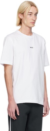 BOSS White Relaxed-Fit T-shirt