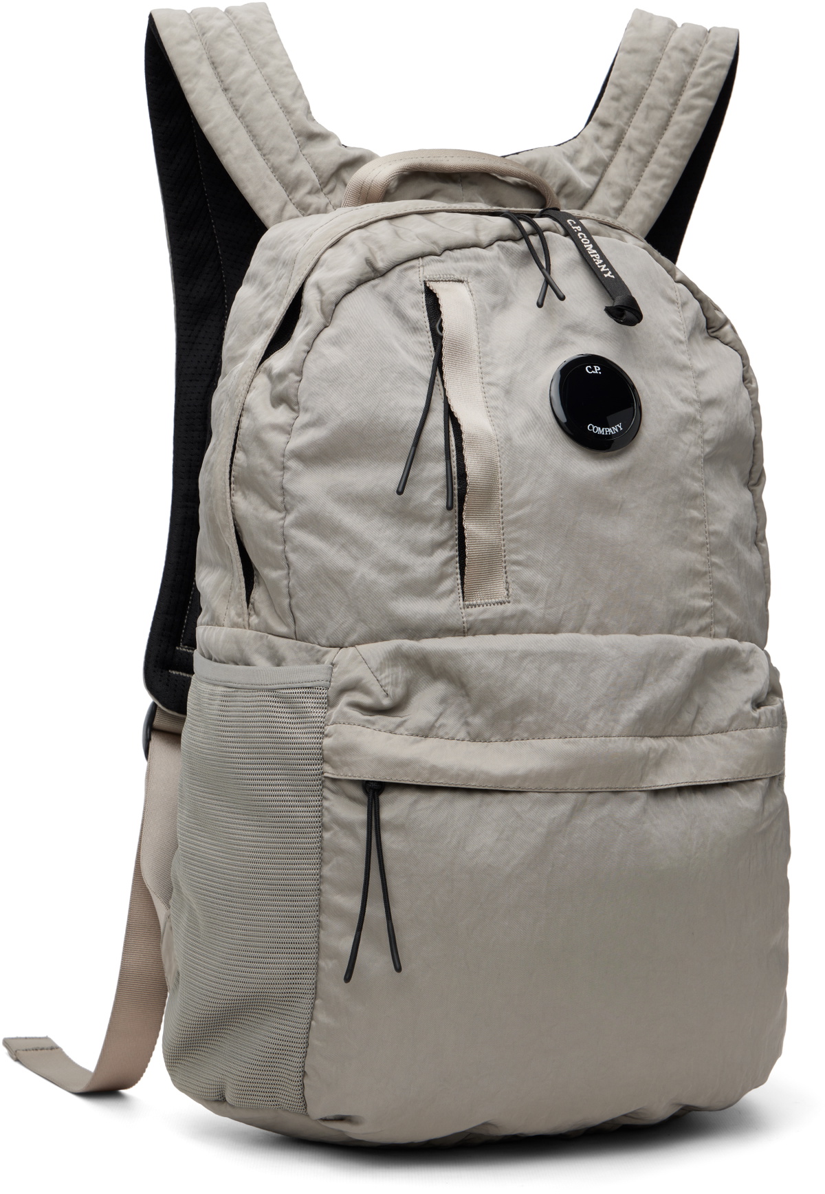C.P. Company Gray Nylon B Backpack