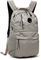 C.P. Company Gray Nylon B Backpack