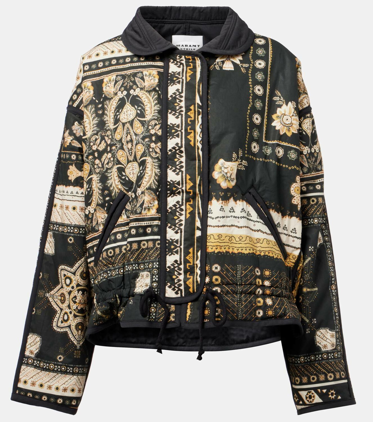 Marant Etoile Granger printed cotton bomber jacket