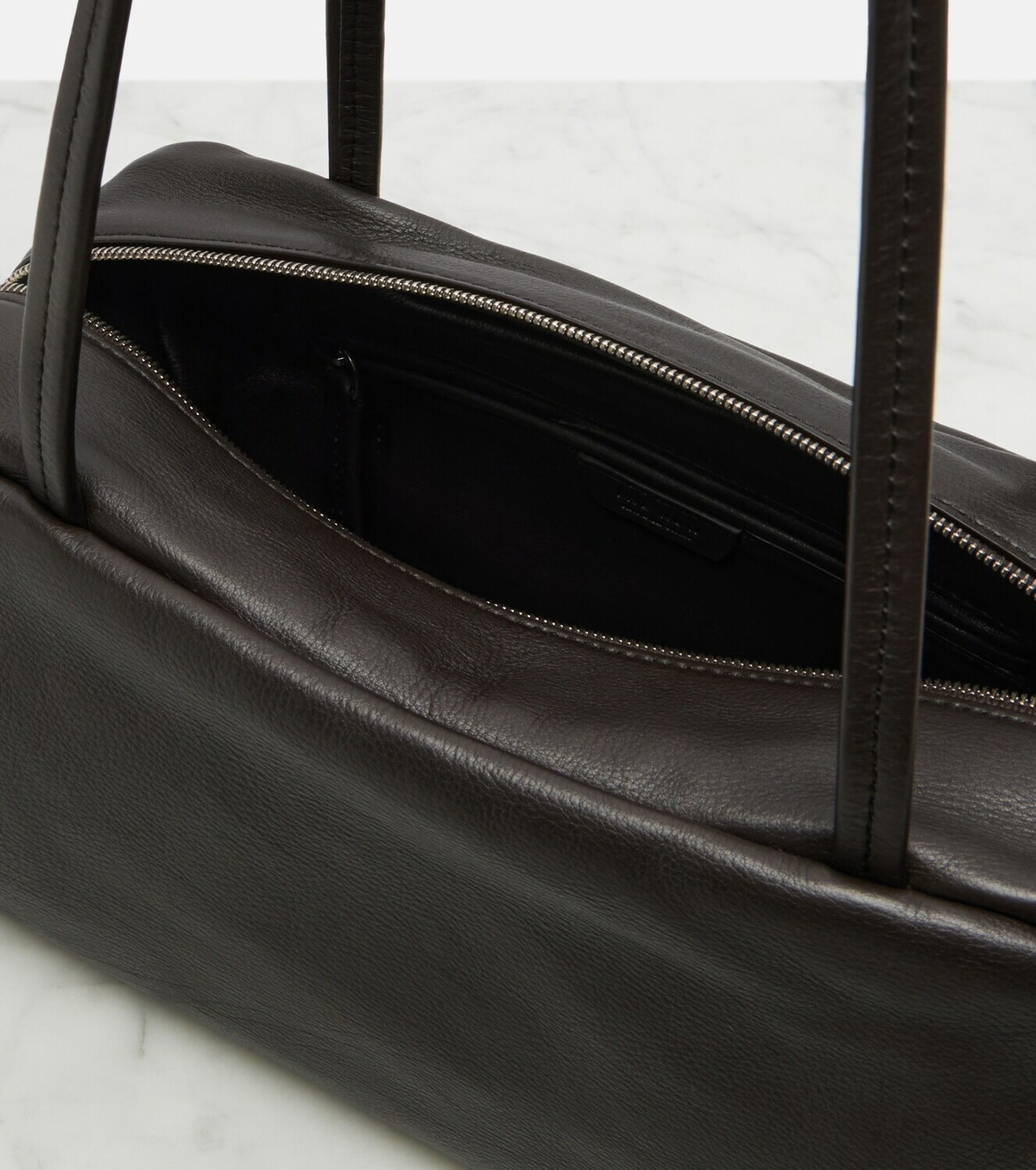 The Row Astra leather shoulder bag