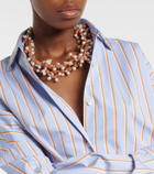 Dries Van Noten Embellished beaded necklace