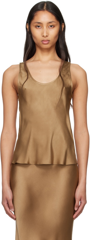 Photo: ANINE BING Tan Lea Tank Top
