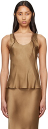 ANINE BING Tan Lea Tank Top
