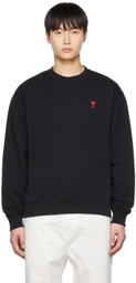 AMI Paris Black Ami de Cœur Sweatshirt