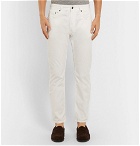 Boglioli - Slim-Fit Cotton-Blend Twill Trousers - Men - White