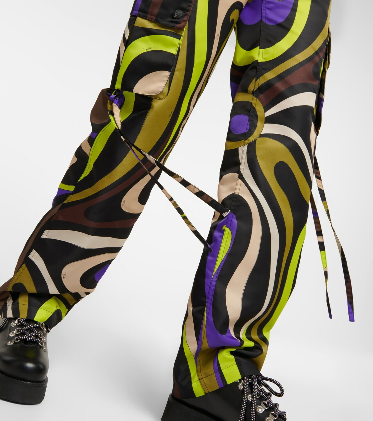 EMILIO PUCCI 貝殻柄　バックオープン クロップド丈キャミソール Pucci Printed tank top Emilio Pucci