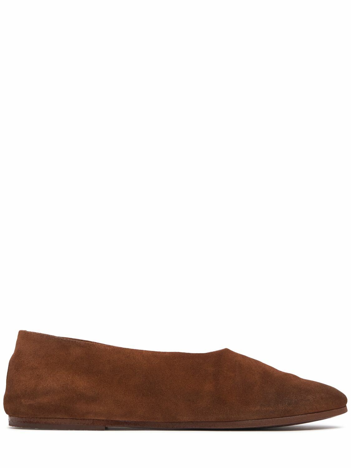 MARSELL Coltellaccio Suede Flat Ballerinas