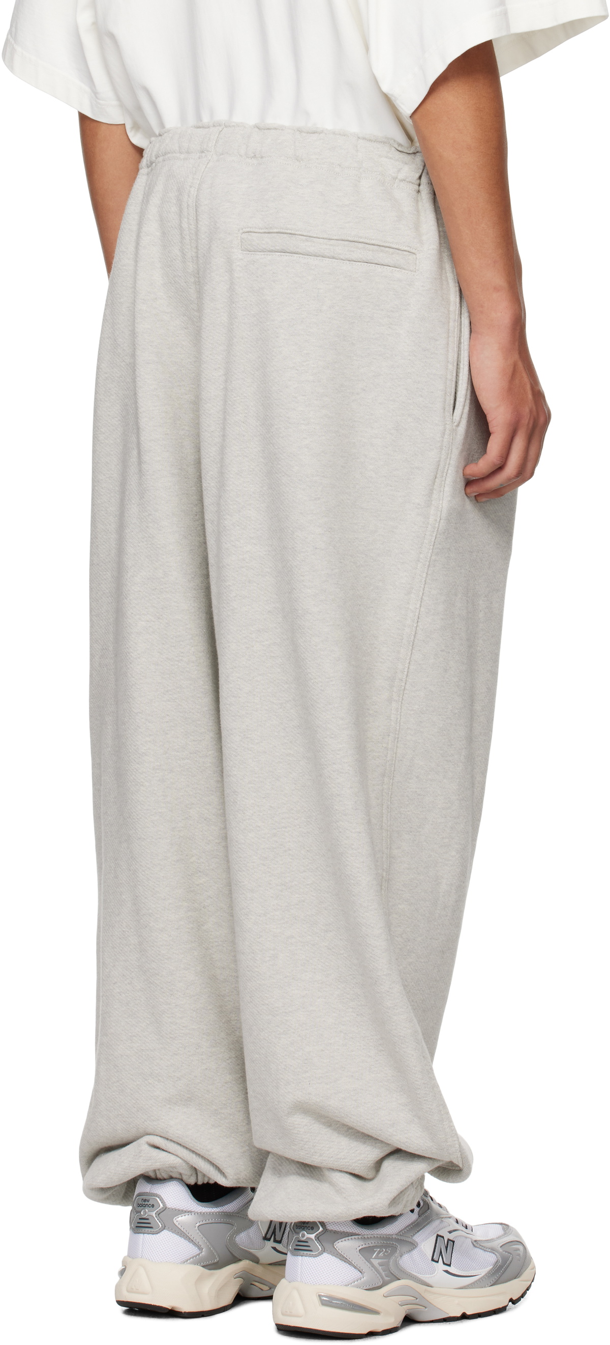 Hed Mayner Gray French Terry Sweatpants