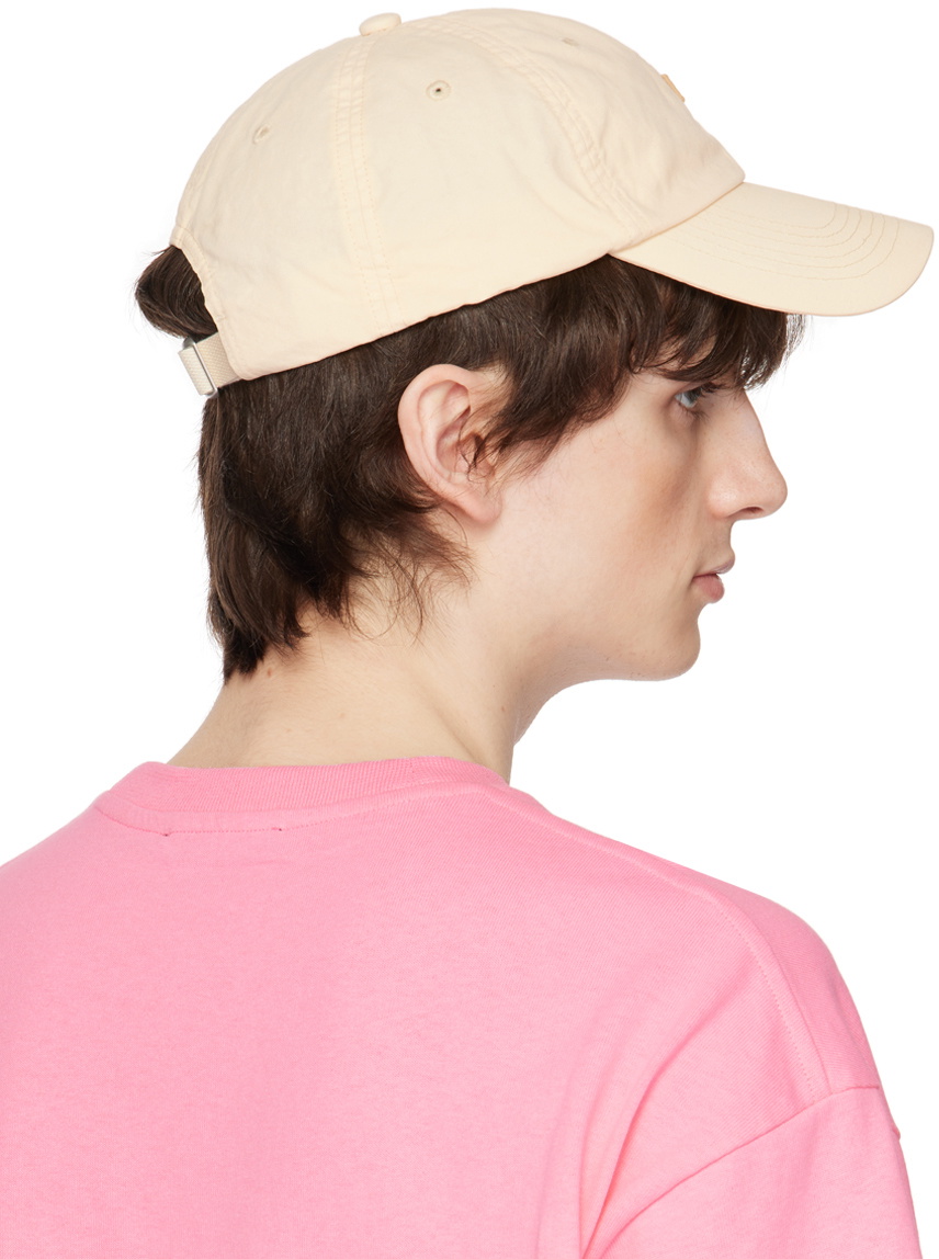 Acne Studios Beige Patch Cap Acne Studios