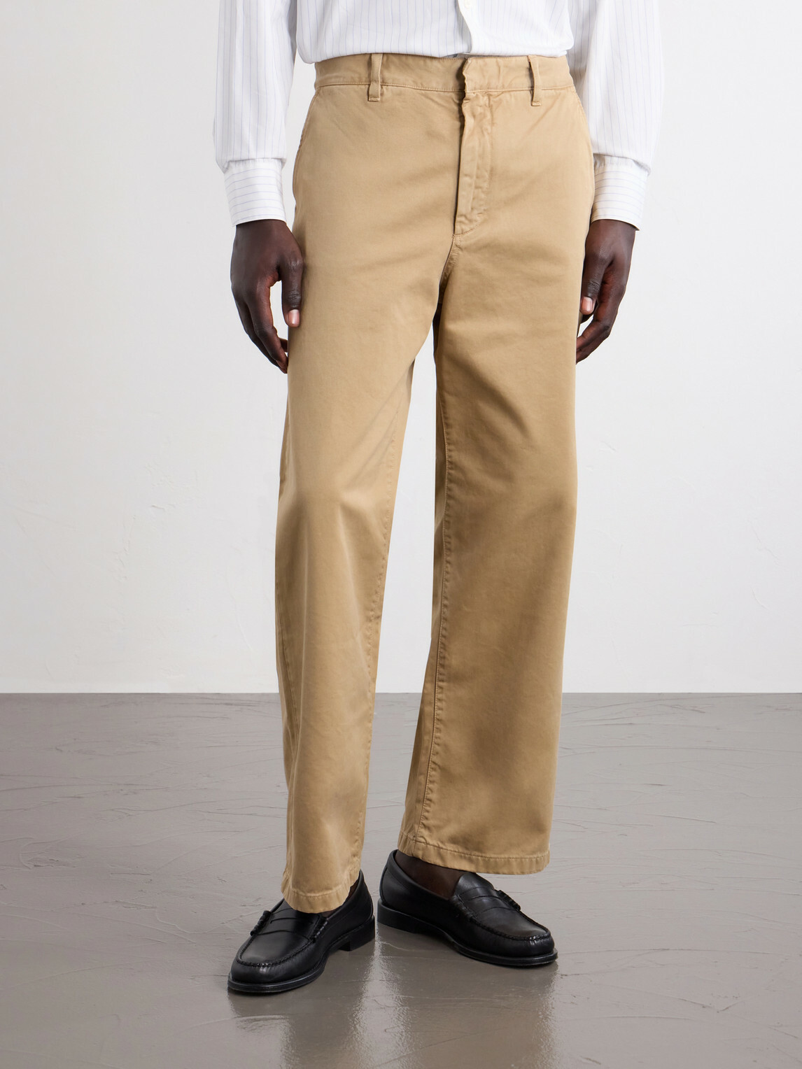 Jeanerica - Genua Chino Straight-Leg Cotton Trousers - Neutrals