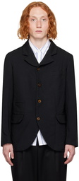 Comme des Garçons Homme Deux Black Button Blazer