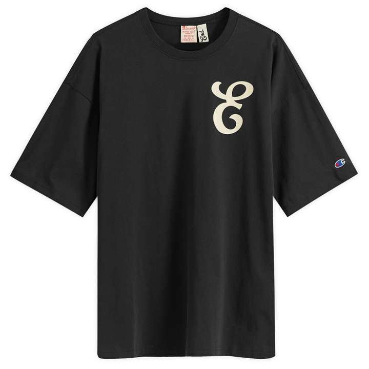 Photo: Champion Men's for E by END. T-Shirt in Black