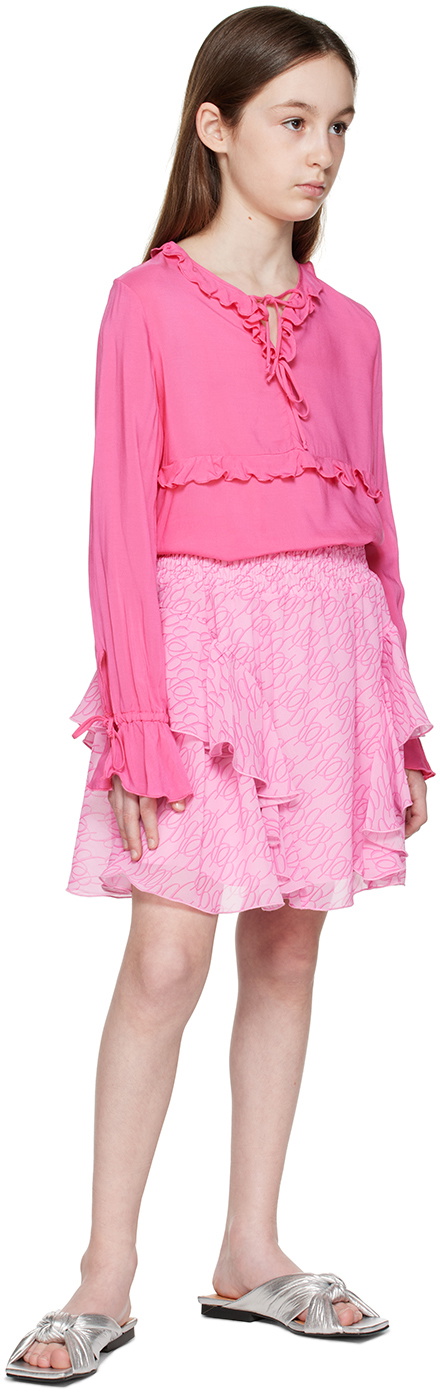 Short-jupe (skort) Perforé Miss Blumarine Pour Fille - Taille 6 - Neuf Avec étiquettes