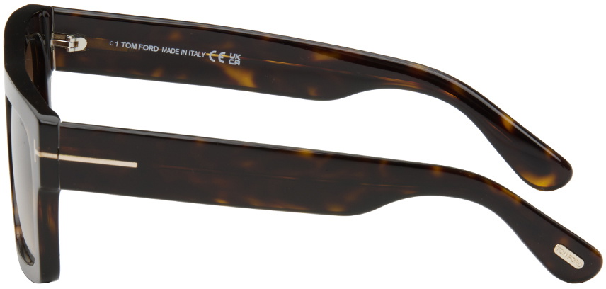 TOM FORD Brown Fausto Sunglasses