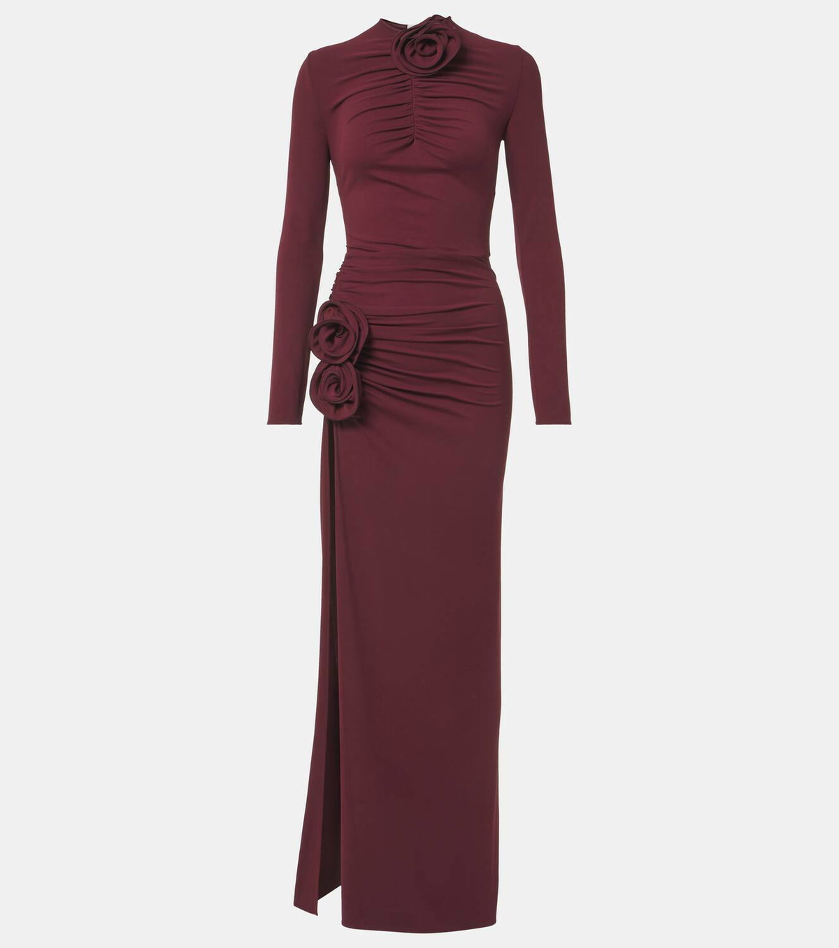 【Magda Butrym】フローラル-applique ruchedジャージガウン Magda Butrym Floral-appliqué ruched jersey gown Magda Butrym
