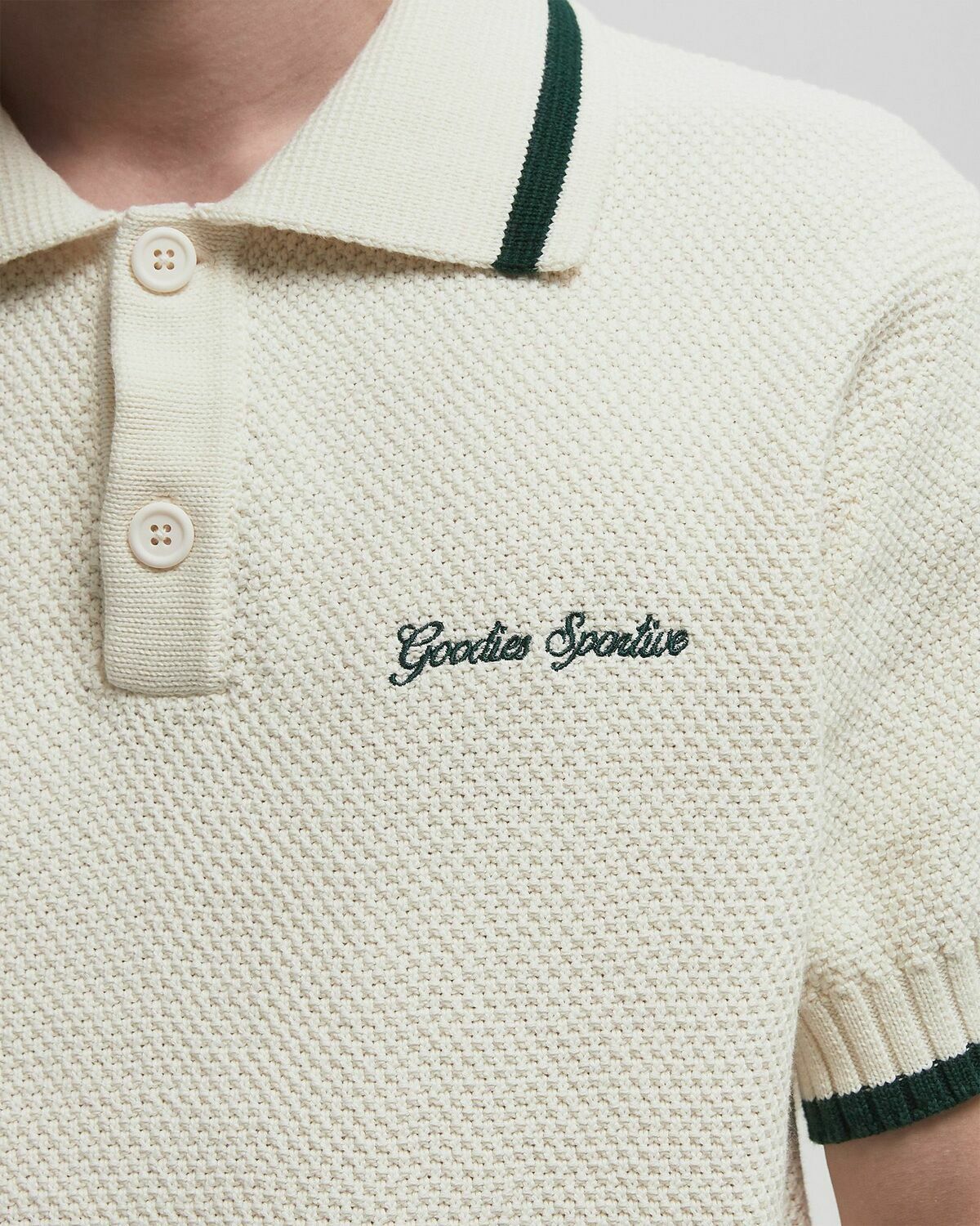 Goodies Sportive CONTRAST POLO Beige Men