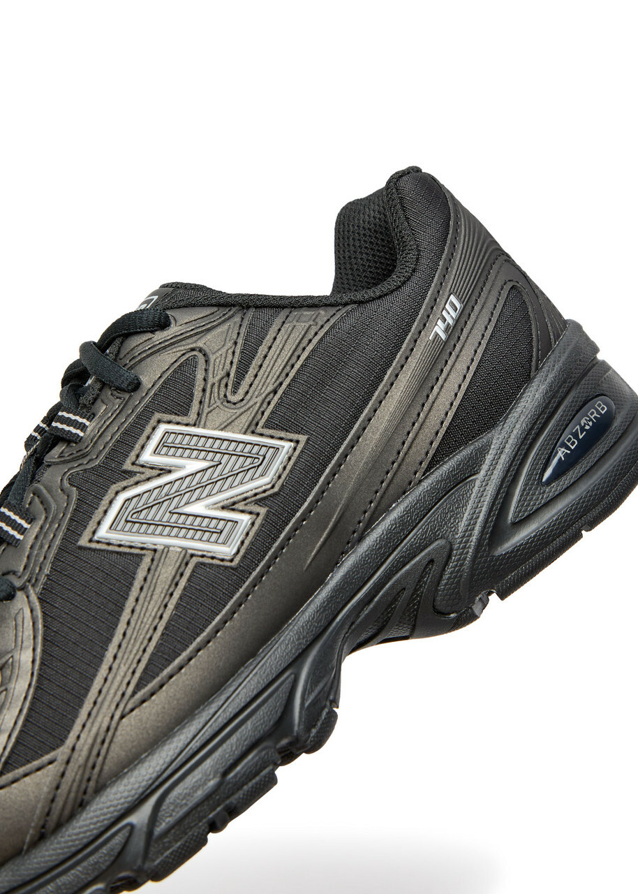 New Balance 740 Panelled Mesh Sneakers Black