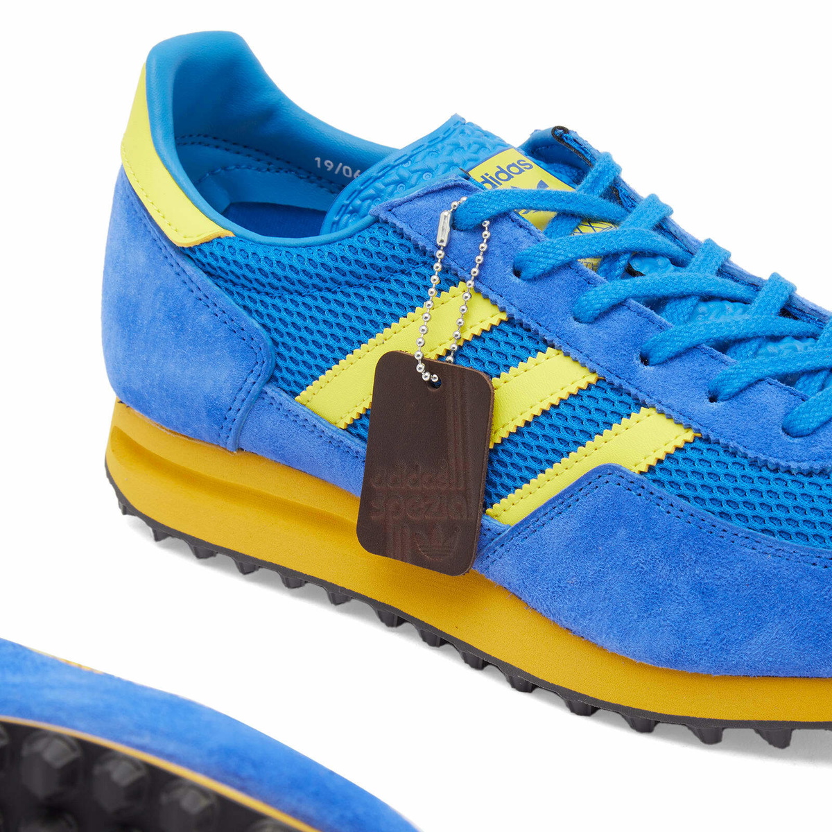 Adidas SPZL Trx Mesh in Hi-Res Blue/Shock Yellow/Glory Blue