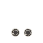 Marc Jacobs Women's The Medallion Studs in Black/Silver
