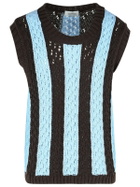 Laneus Light Blue Cotton Vest