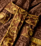 Versace Home I Heart Baroque cotton terry bathrobe
